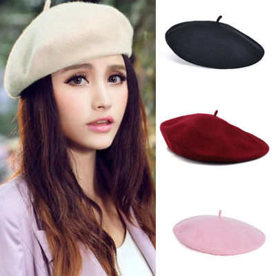Girls Wool Hat Trendy Womens Cap Womens Fashion Hat Ladies French Beret Womens Beanie Hat Winter Warm Hats