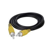 1pcs 1 RCA Male to 1 RCA Male  Video Cord(Yellow to yellow) Cables