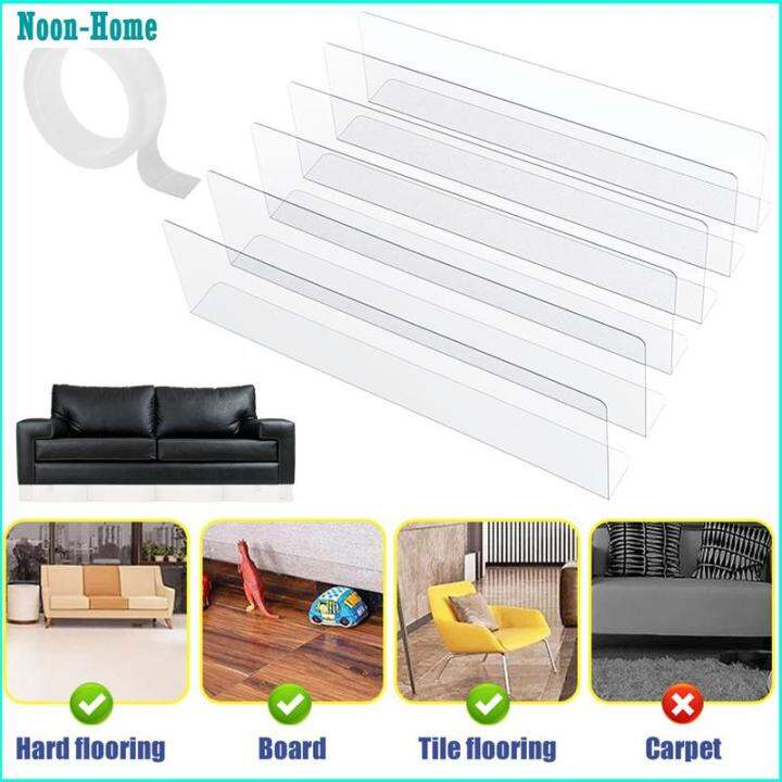 ABB 7Pcs Under Couch Blocker Safe Transparent Toy Blocker Waterproof L