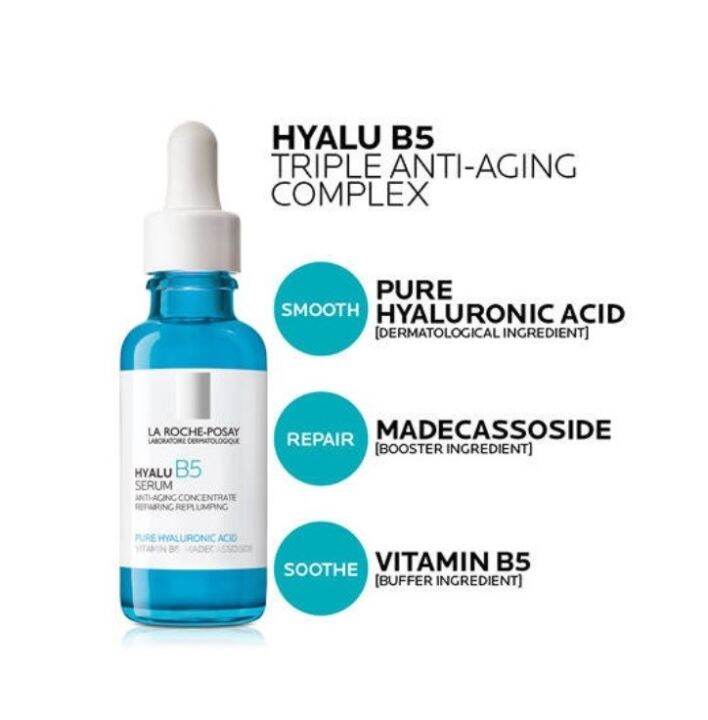 La Roche-Posay HYALU B5 Pure Hyaluronic Acid Serum | Lazada Indonesia