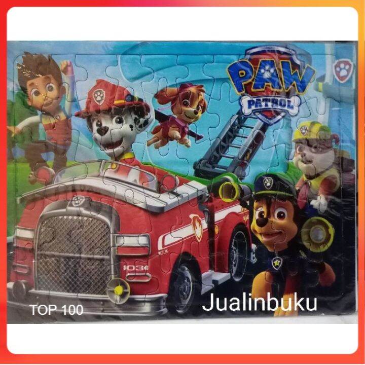 Puzzle Paw Patrol Ukuran Besar Bahan Karton Tebal | Lazada Indonesia