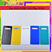 【☊HOT☊】 SRFG SHOP ที่หุ้ม G975 S10สำหรับ Samsung Galaxy S10 G973 S10e G970 S10บวกกับฝาหลังเคสเปลือกตัวถังประตูด้านหลัง