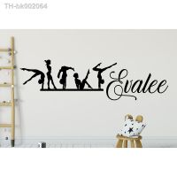 ☄ DECALYANG Gymnastics Custom Name Wall Sticker - Personalized Gymnast Decal - Dancer Wall Decor Vinyl Sticker DZ-19