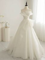 Tube top wedding dress 2023 new bride super fairy French light luxury high-end female princess