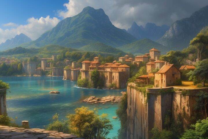 Pemandangan Danau Lait dengan Nuansa Mistis dan Eksotis