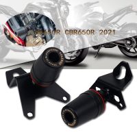 สำหรับฮอนด้า2021-2023 CB650R CBR650R CB 650R CBR 650R รถจักรยานยนต์ล้มกรอบป้องกันเลื่อนการ์ดแฟริ่งป้องกันแผ่นกันกระแทก