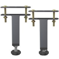 2PCS 25CM-32CM Adjustable Height Center Support Leg.Steel Or Wooden Bed Center Slat Support Leg.Sofa Furniture Cabinet Feet Furniture Protectors Repla