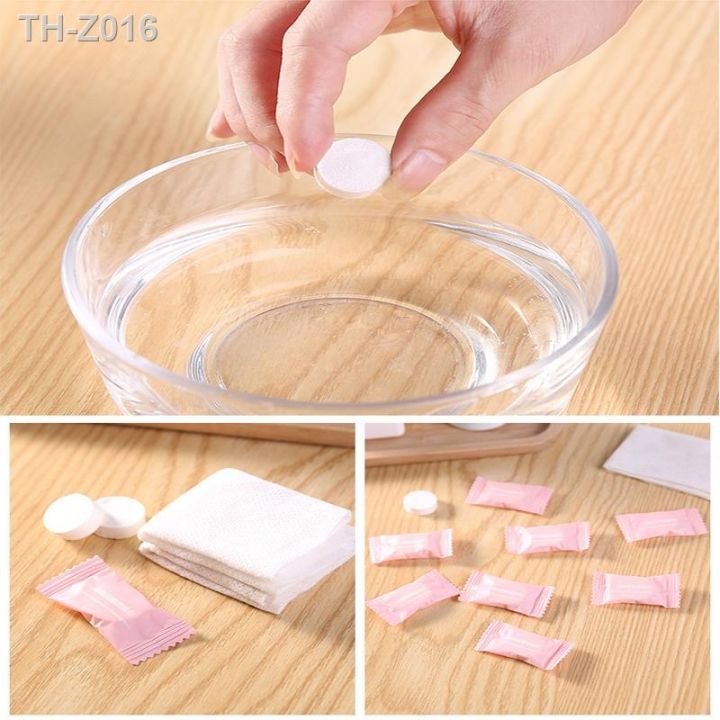 50pcs-disposable-towel-compressed-portable-travel-non-woven-face-towel-water-wet-wipe-outdoor-moistened-tissues