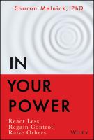 หนังสืออังกฤษใหม่ In Your Power: React Less, Regain Control, Raise Others [Hardcover]