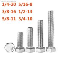 ✼ 3/8-16 1/2-13 5/16-8 3/4 1/4-20 7/16 UNC 304 Stainless Steel American External Hexagonal Screw British External Hexagonal Bolt