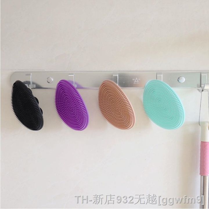 hot-dt-silicone-scrubber-bristles-exfoliator-shower-sponge
