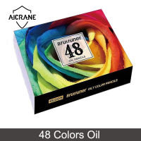 Aicrane 48 สีไม้ดินสอสีชุดน้ำมัน HB วาดภาพร่างสำหรับ prismacolor ดินสอสีของขวัญโรงเรียนอุปกรณ์ศิลปะ