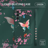 เคสโทรศัพท์เคสสำหรับ Tecno Pova 3 Tecno Pova Neo Tecno Pouvoir 4การ์ตูนน่ารักนักบินอวกาศ Airship เคสโทรศัพท์รูปแบบขอบสี่เหลี่ยมปลอกซิลิโคนของเหลวกล้องคลุมทั้งหมดป้องกันเคส