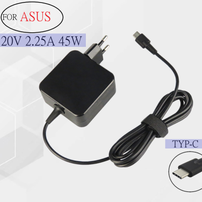 20V 2.25A 45W Type-C USB AC Adapter Charger สำหรับ Chromebook C302 C302C C302CA C523 UX390 C523NA UX370UA UX370U UX370