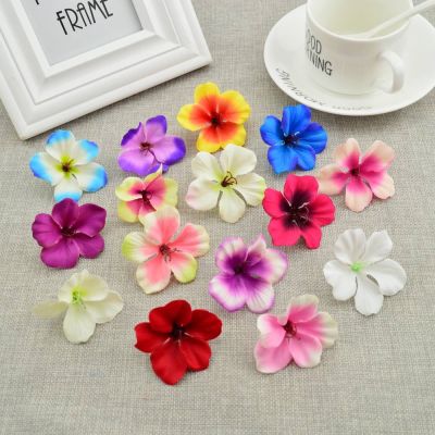 【CC】 50Pcs Cheap Silk Orchid Artificial Flowers for Wedding Decoration Accessories Pompon Diy Needlework