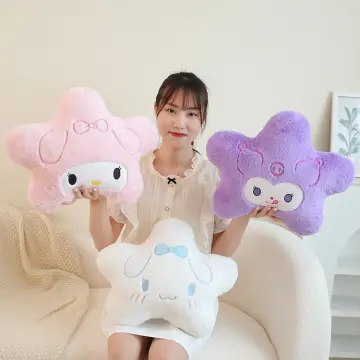 Cartoon Kuromi My Melody Non-slip Plush Chair Cushion Backrest Chair Pillow  Gift