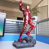 Marvel 50cm Anime Iron Man Avenger Alliance 4 Resin Statue Bedroom Decoration Model Mk43 Big Decoration Christmas Birthday Gift