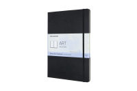 Moleskine สมุดวาดภาพ สมุดโน๊ต สีน้ำ เปิดแนวตั้ง ปกแข็ง สีดำ MOLESKINE WATERCOLOUR NOTEBOOK HARD COVER BLACK