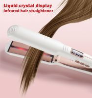 ♠☜ Professional Infrared Hair Straightener Wide Plate Hair Salon Steam Styler Ceramic Tourmaline Flat Iron Styling Tools