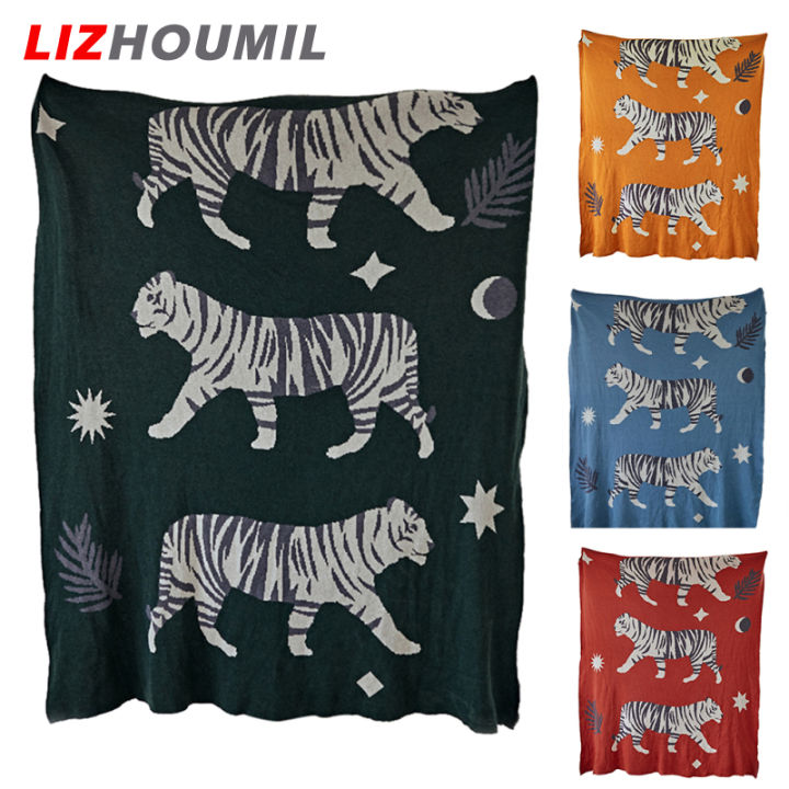 lizhoumil-ผ้าห่มปูเตียงการ์ตูนสัตว์น้ำหนักเบานุ่มพิเศษผ้าห่มสำหรับห้องนอนโซฟาห้องรับแขกห้องเด็ก