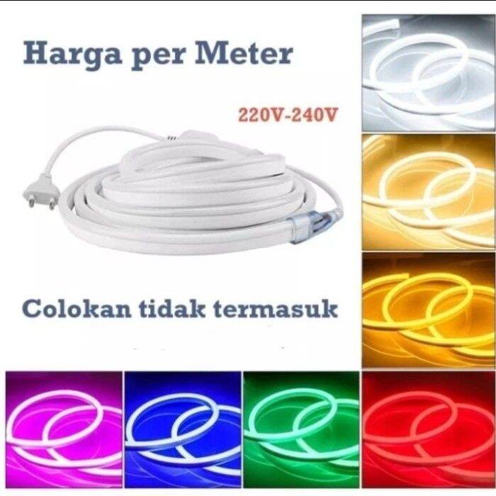 Lampu Led Selang Outdoor Led Neon Flex Lampu Strip Harga Per Meter Lazada Indonesia