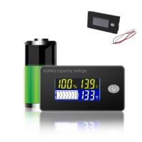 XHLXH Measurement 12V/24V/36V/48V/60V/72V Voltmeter Digital Display Battery Status Voltage Meter Temperature Battery Capacity Indicator Battery Tester Li-ion Lead Acid Battery