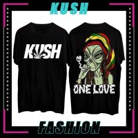 [มีสินค้า] ️Kush vintage style cotton d loose t-shirt mens d T-shirt