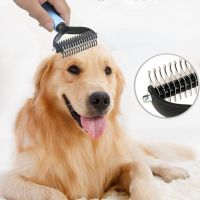 Dog Cat Hair Removal Comb Cats Brush Grooming Tool Puppy Hair Shedding Trimmer Combs Pet Fur Trimming Dematting Deshedding Brush Brushes  Combs