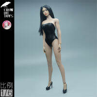 16 Scale เสื้อผ้าหญิงเซ็กซี่ Miniskirt หนัง High Slit Tube Jumpsuit Topless หนัง Bodycon เสื้อผ้าสำหรับ12 "Action Figure