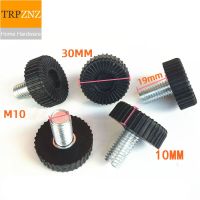 M10x19mmx30mm round screw adjustable foot pad shock absorption support foot table and chair stool heightening foot