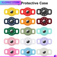 KLOMKZ ใหม่ Silicone For Apple Badges Airtags Hollow Airtag Protective Case Air Tag Holder Pet Anti-lost Locator Sleeve Tracker Protector Cover