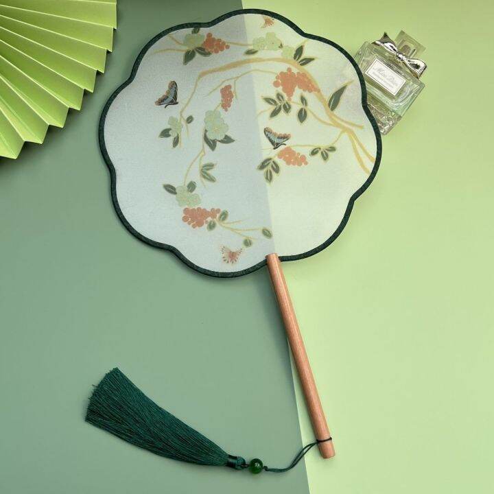 eight-disc-translucent-long-handle-ancient-round-fan-hanfu-photography-props-mandarin-fan-dance-and-classical-cheongsam-round-fan