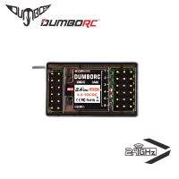 DUMBORC X6DC ตัวรับ6CH 2.4G 3.3-10V สำหรับ X6 X4 X5รีโมตควบคุมตัวส่งสัญญาณไฟ LED MN-90 Rc รถยนต์เรือชิ้นส่วนพาหนะรถถัง