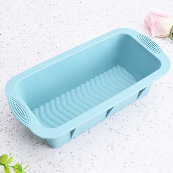 silicone-cake-molds-square-cake-mould-diy-easy-release-toast-plate-high-temperature-resistance-bread-pan-toast-bread-mold