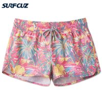 Dry Beach Shorts Coconut-trees Couple Swimwear Swim Trunks Boardshorts Men Surfing Lovers