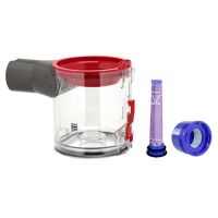 For V7 V8 Handheld Vacuum Cleaner Dust Cup Household Replacement Parts Dust Bucket+Rear Filter+Pre-Filter