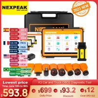 NEXPEAK K3 OBD2 Scanner Heavy Duty Diagnostic Tool For Car and Truck OBD2 Key Programmer Odo-meter Adjustment Car Diagnosis