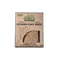 ?Premium Organic? Golden Flax Seeds  เมล็ดแฟลกซ์ สีเหลืองทอง 1kg