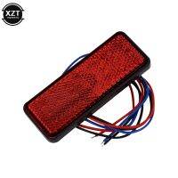 【LZ】✺  LED Side Marker Light vermelho branco âmbar refletor freio traseiro Stop Warning apto para jipe caminhão reboque motocicleta scooter 12V