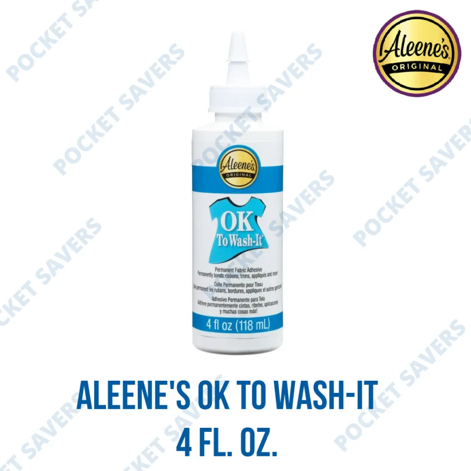 Aleene's Ok to Wash-It Fabric Glue- 2 oz.