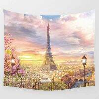 Hot selling European and American architectural style landscape landscape tapestry home decoration wall tapestry size is 200*150cm