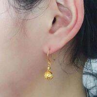 ☏❖▦ Fashion boutique Vietnamese sand gold-plated earrings long-lasting gold-plated gold-plated earrings womens tassel earrings babys breath earrings