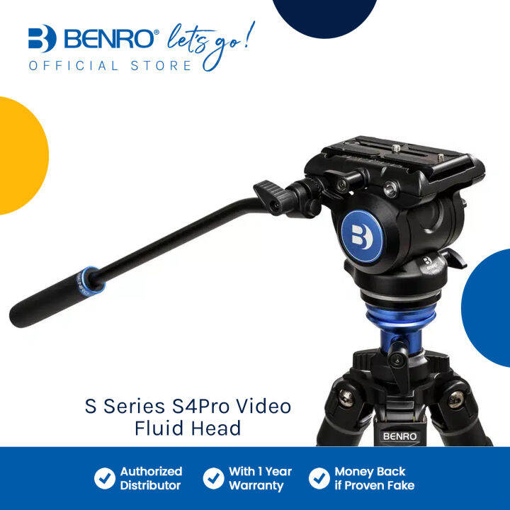 Benro S Series S4Pro Video Fluid Head Lazada PH