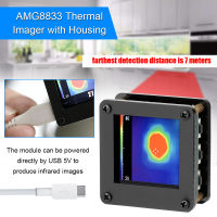 Thermal Imager Thermograph Camera AMG8833อุณหภูมิอินฟราเรด IR 8*8เซ็นเซอร์ตรวจจับความร้อนอินฟราเรด Array Temperature Sensor 7M