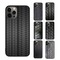 Car Tire Tyre Tread Phone Case For iPhone 14 13 Pro Max Coque 12 11 Pro Max 8 PLUS 7 6S XR X XS mini se mobile fundas cover