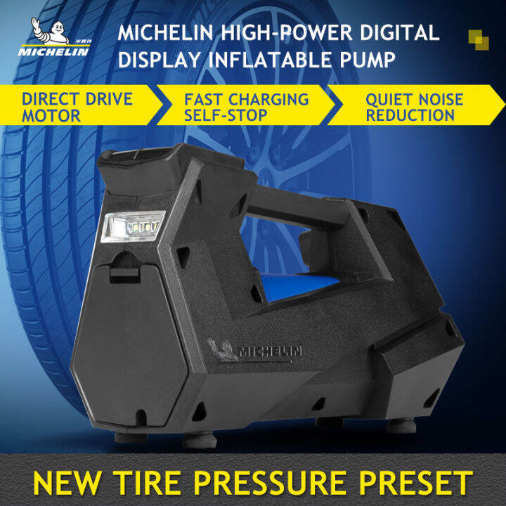 michelin-12310-pro-ปั๊มลมที่สูบลมยางรถยนต์156w-คอมเพรสเซอร์แรงดันลมยางเกจวัดความดันดิจิตอล