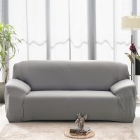 ♦✁✌ Elastic Sofa Covers for Living Room Solid Color Spandex Sectional Corner Slipcovers Couch Cover L Shape Need Buy 2PCS Cover