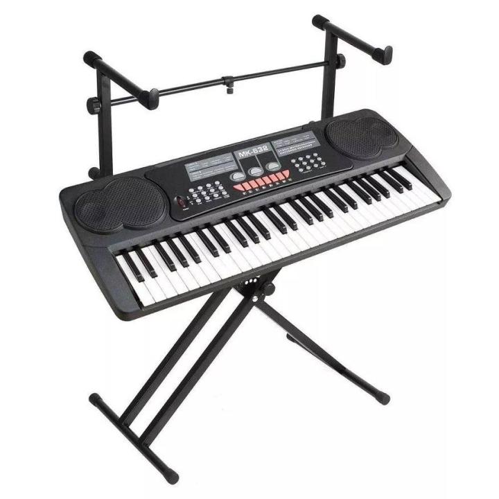 h-amp-a-ขายดี-ขาตั้งคีย์บอร์ด-ทรง2x-มาพร้อมกับขาตั้งคีย์บอร์ด-ขา-x-ชั้นบน-สีดำ-stand-keyboard-piano-แถมฟรี-สายแจ็ค