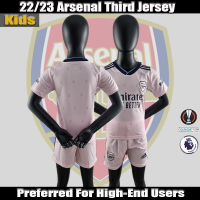 Arsenal Jersey Third 3rd 22/23 for Kids 2-13 Years Football Shirt Childrens Sports Jersey Youth Pink Soccer Jersi