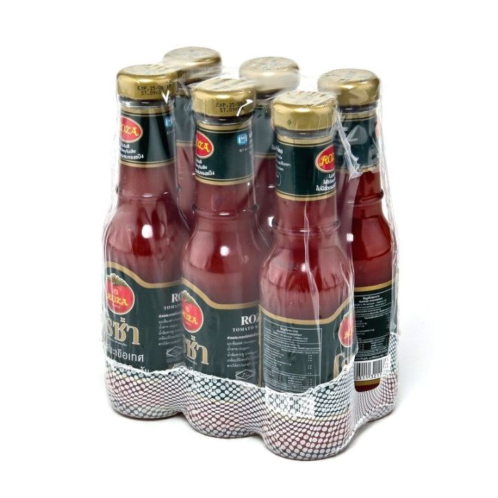 สินค้ามาใหม่-โรซ่า-ซอสมะเขือเทศ-200-กรัม-x-6-ขวด-roza-tomato-sauce-200-g-x-6-bottles-ล็อตใหม่มาล่าสุด-สินค้าสด-มีเก็บเงินปลายทาง